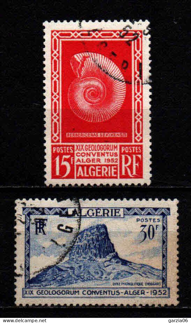 Algérie - 1952 - Congrès De Géologie   - N° - 297/298  -  Oblit  - Used - Gebruikt