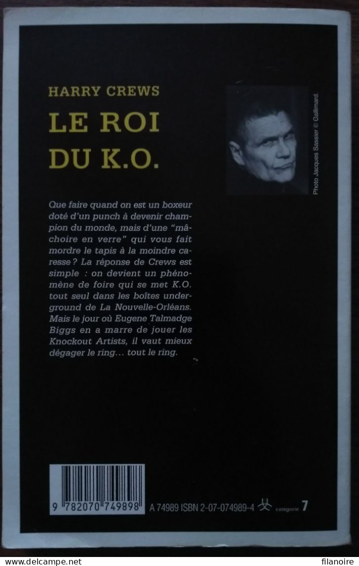 Harry CREWS Le Roi Du K.O. Série Noire 2536 (EO, 03/1999) - Série Noire