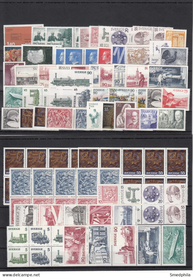 Sweden 1975 - Full Year MNH ** - Annate Complete