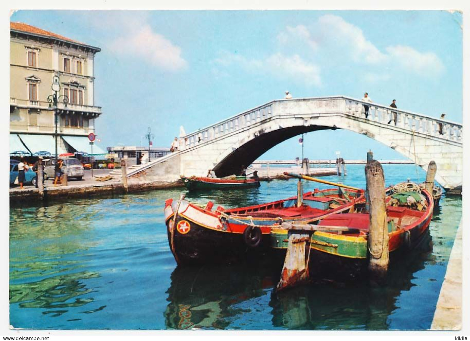 CPSM Dentelée 10.5 X 15 Italie (157) CHIOGGIA  Ponte Vigo  Pont - Chioggia