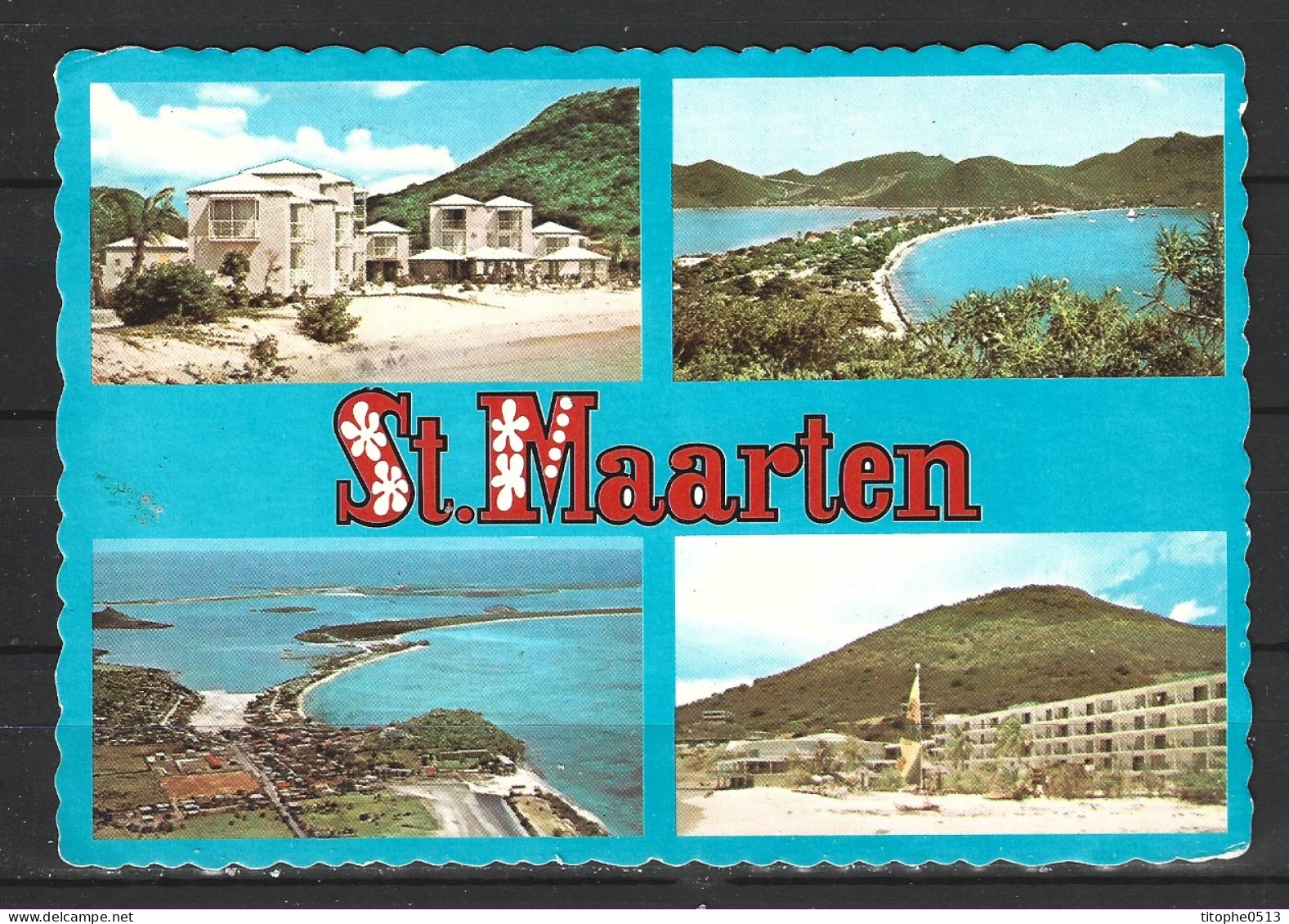 SAINT MARTIN. Carte Postale écrite En 1981. Saint-Martin. - Sint-Marteen