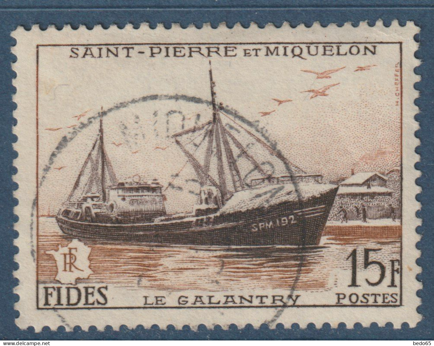 SAINT PIERRE ET MIQUELON  N° 352 OBL - Used Stamps