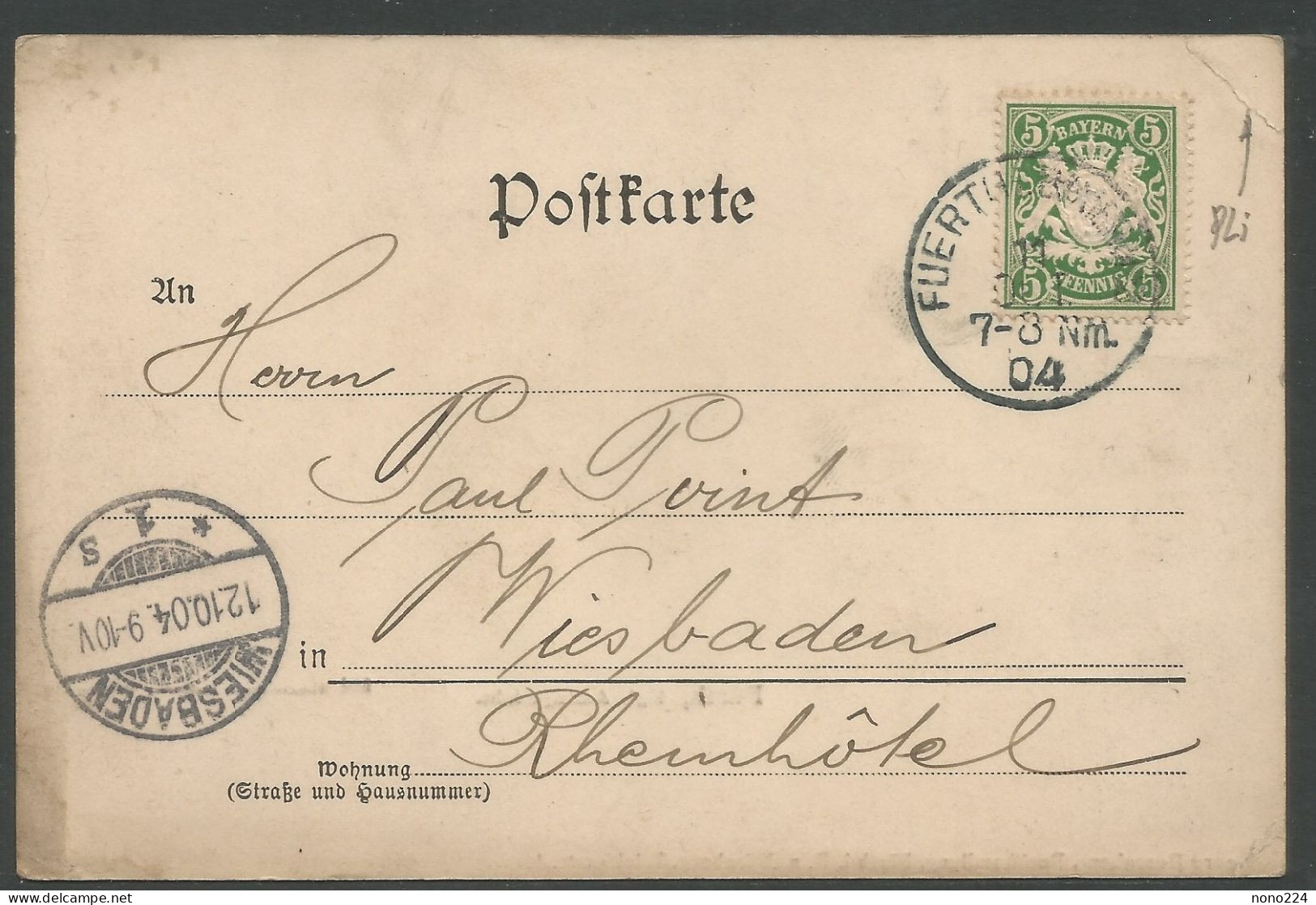 Carte P De 1904 ( Fürth ) - Furth