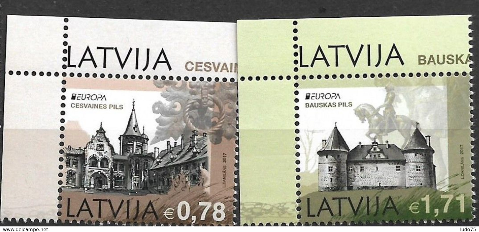 LETTONIE LATVIA LETTLAND EUROPA CEPT 2017 Set/serie, Neuve/mint/ Postfrisch - 2017