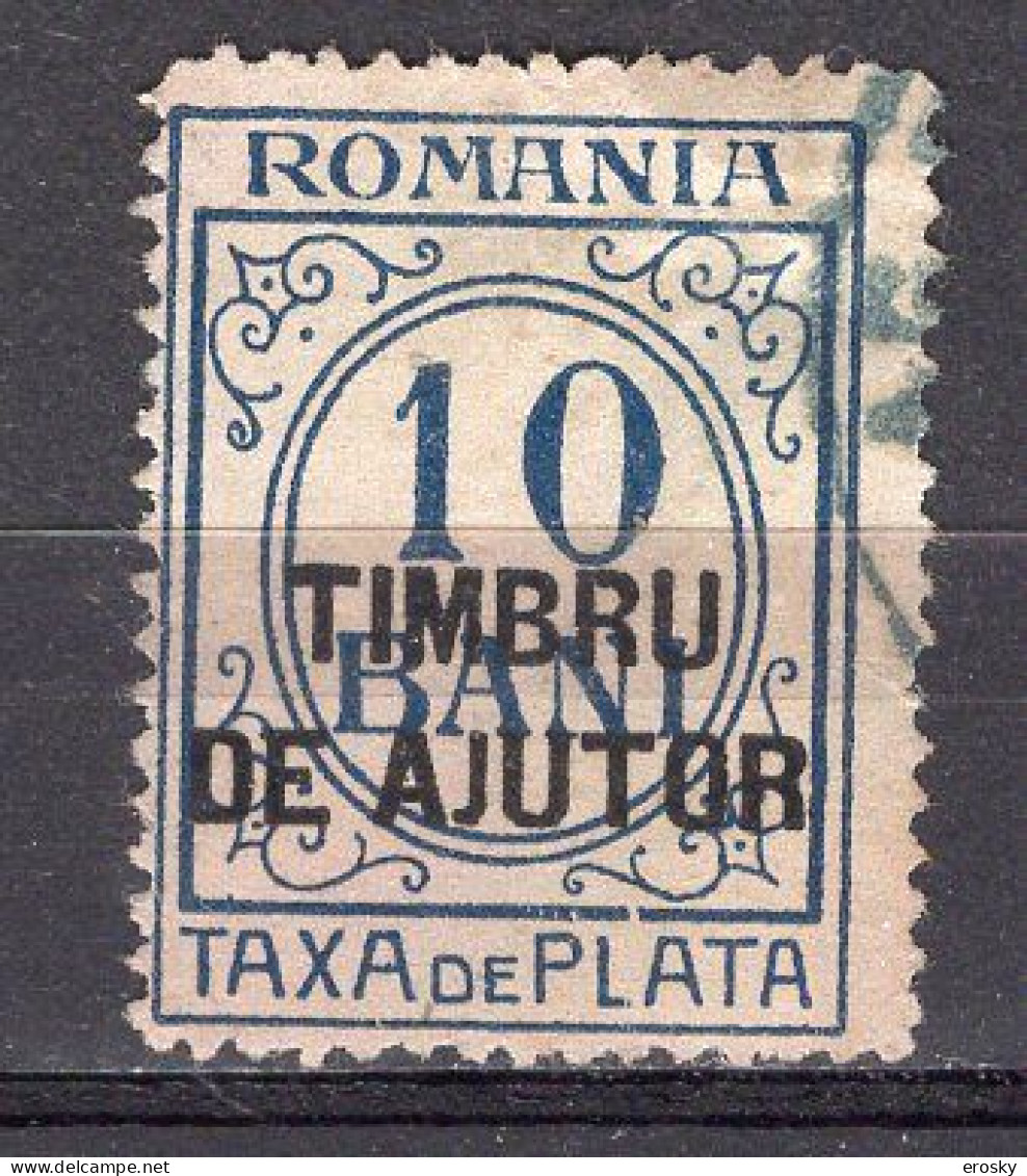 S2900 - ROMANIA ROUMANIE TAXE Yv N°43 - Impuestos