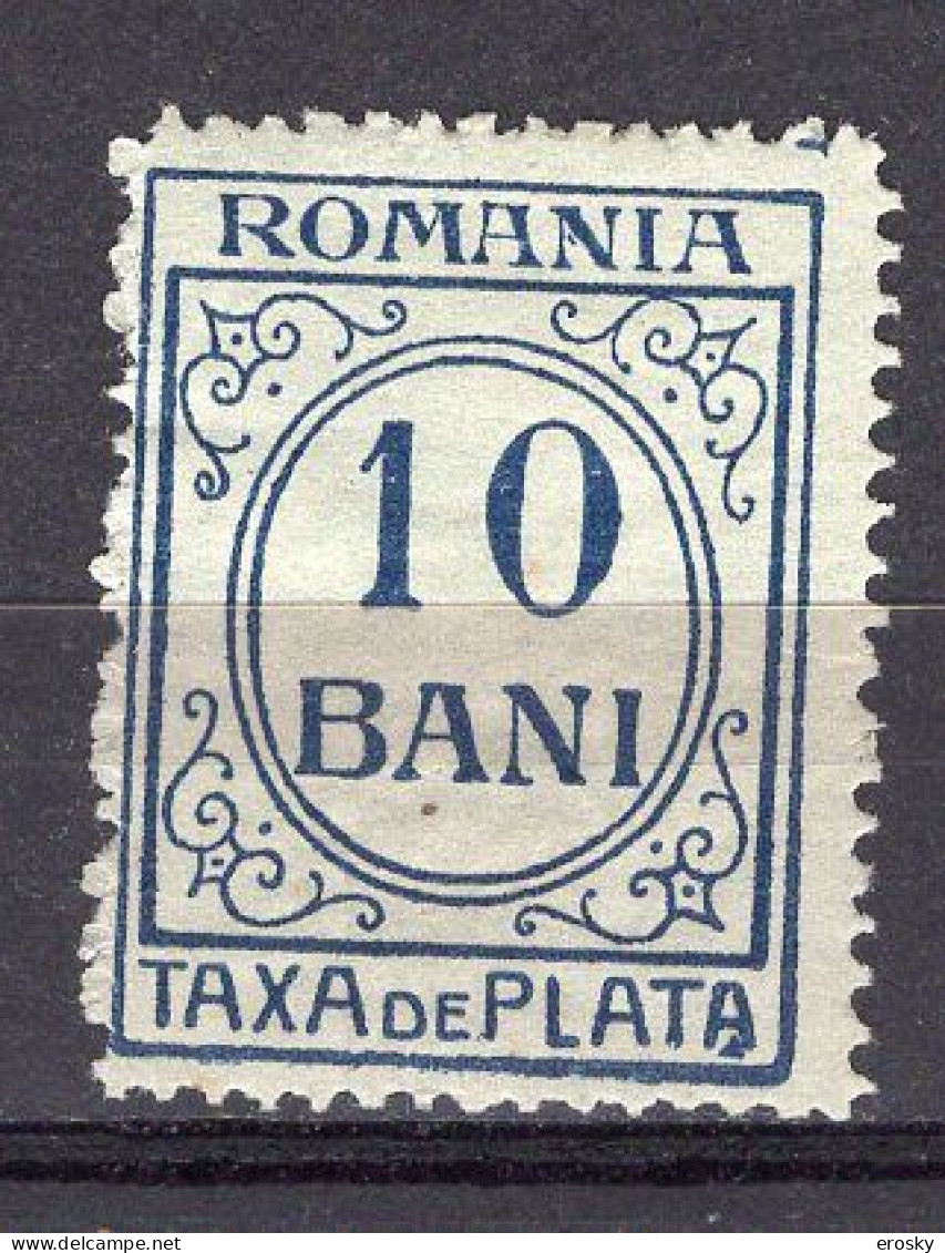 S2950 - ROMANIA ROUMANIE TAXE Yv N°35 * - Impuestos