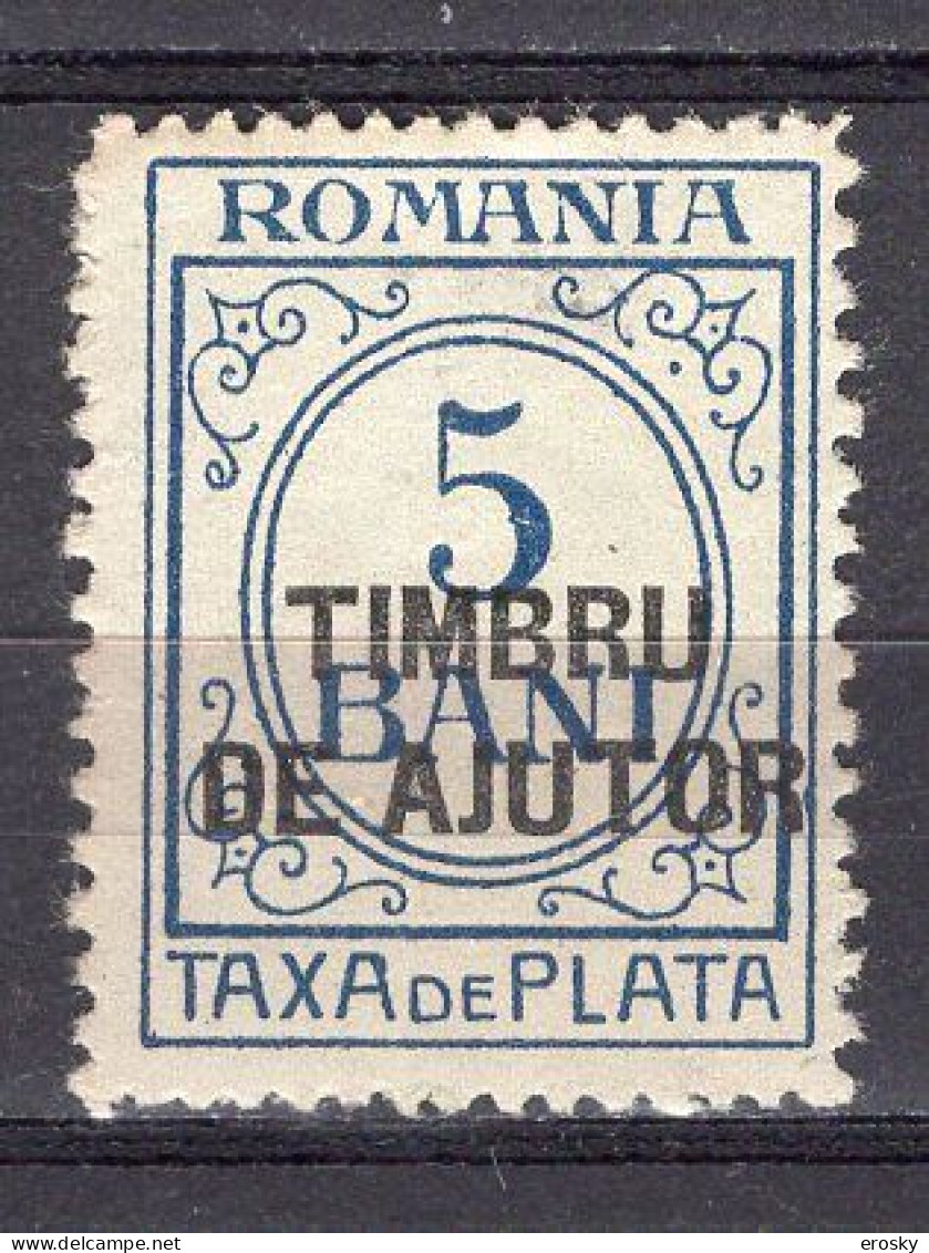 S2957 - ROMANIA ROUMANIE TAXE Yv N°42 * - Impuestos