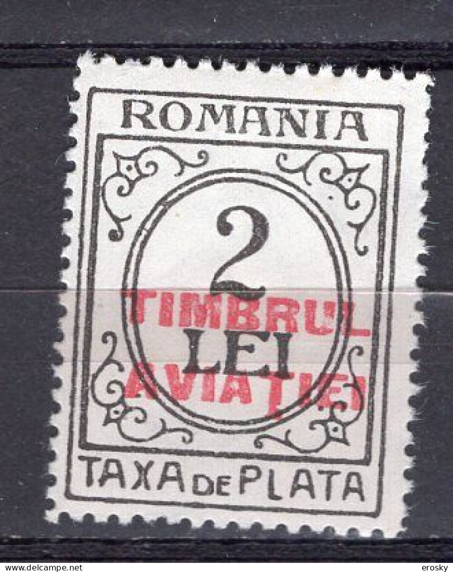 S2977 - ROMANIA ROUMANIE TAXE Yv N°87 * - Portomarken