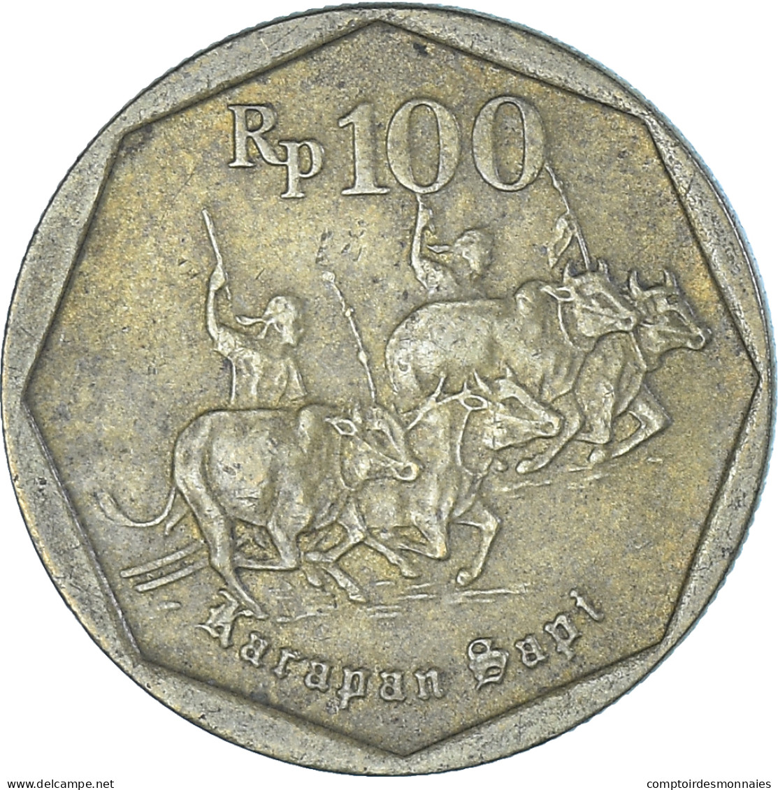 Monnaie, Indonésie, 100 Rupiah, 1991 - Indonésie