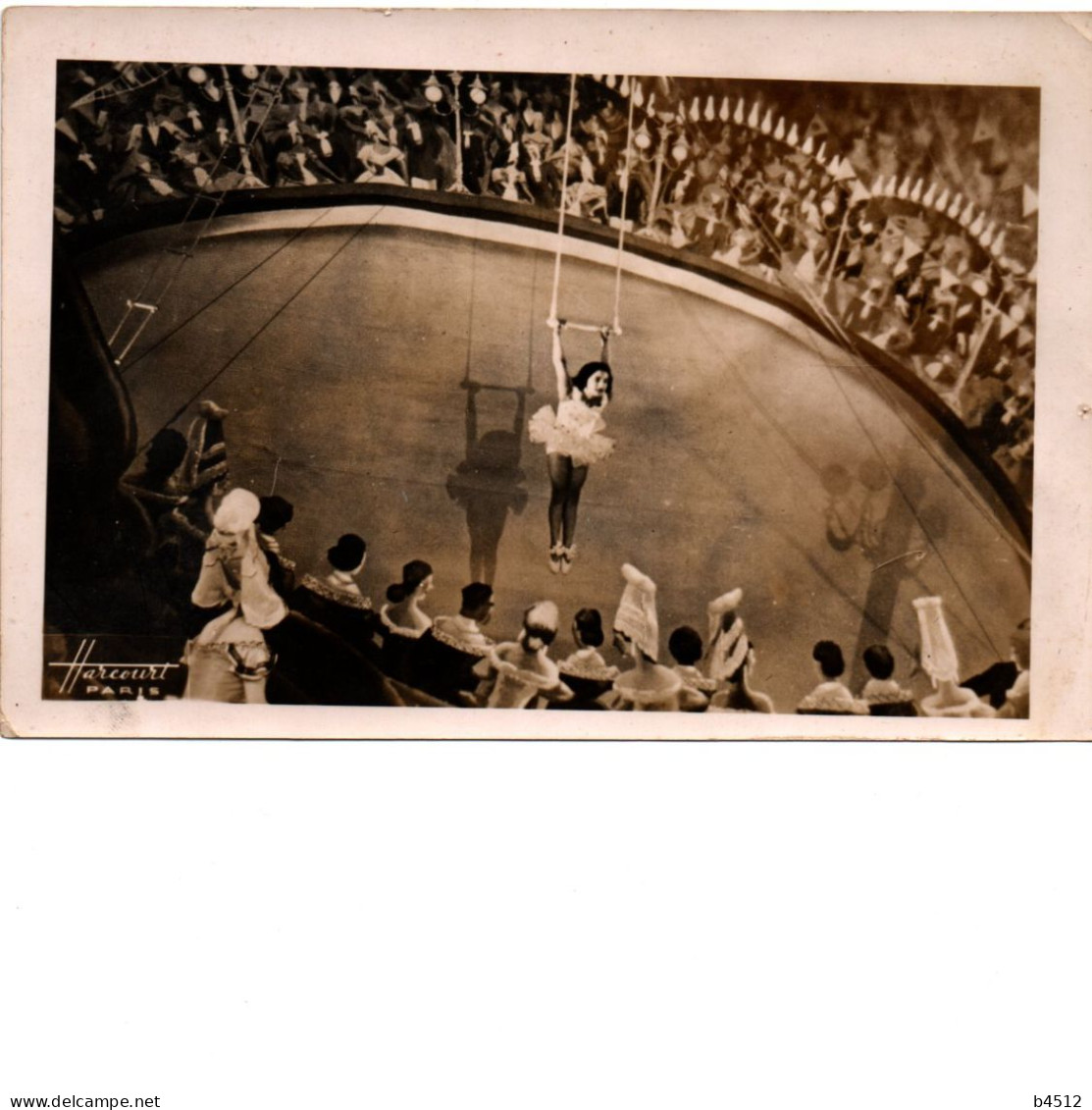 CIRQUE PHOTO Trapéziste Harcourt 150 X 100 Année 1950 Environ - Cirque