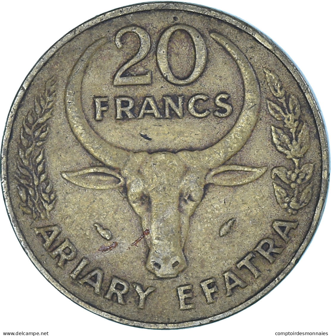 Madagascar, 20 Francs, 4 Ariary, 1978 - Madagaskar