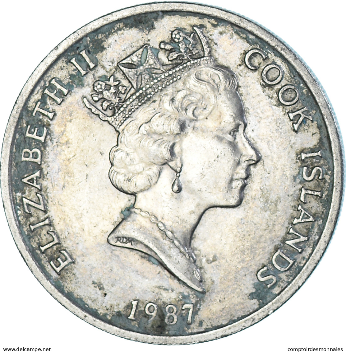 Monnaie, Îles Cook, 20 Cents, 1987 - Islas Cook