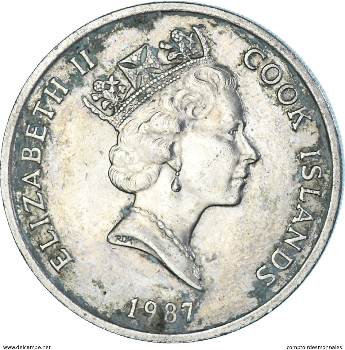 Monnaie, Îles Cook, 20 Cents, 1987 - Cookinseln