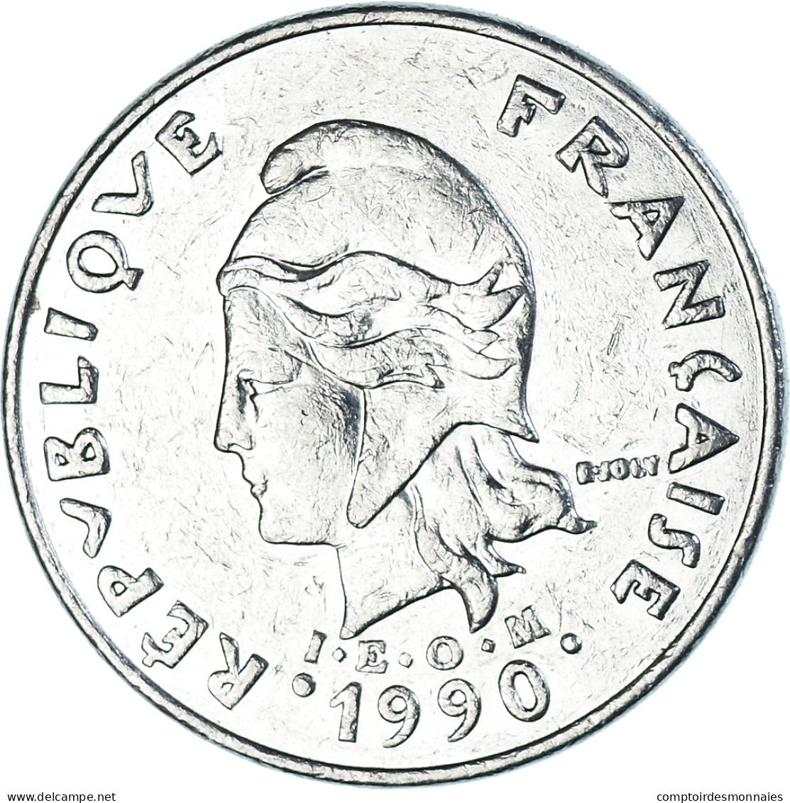 Monnaie, Nouvelle-Calédonie, 20 Francs, 1990 - Nieuw-Caledonië