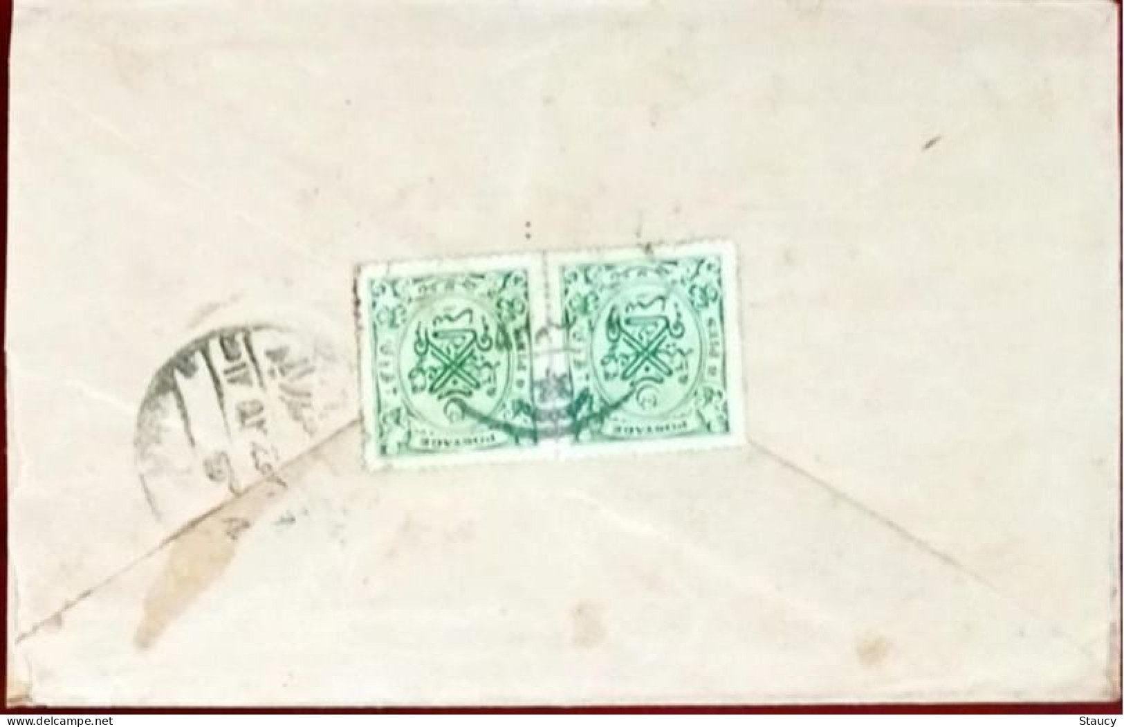 BRITISH INDIA HYDERABAD STATE 2 X 8p FRANKING On Hyderabad COVER, NICE CANC ON FRONT & BACK As Per Scan - Hyderabad