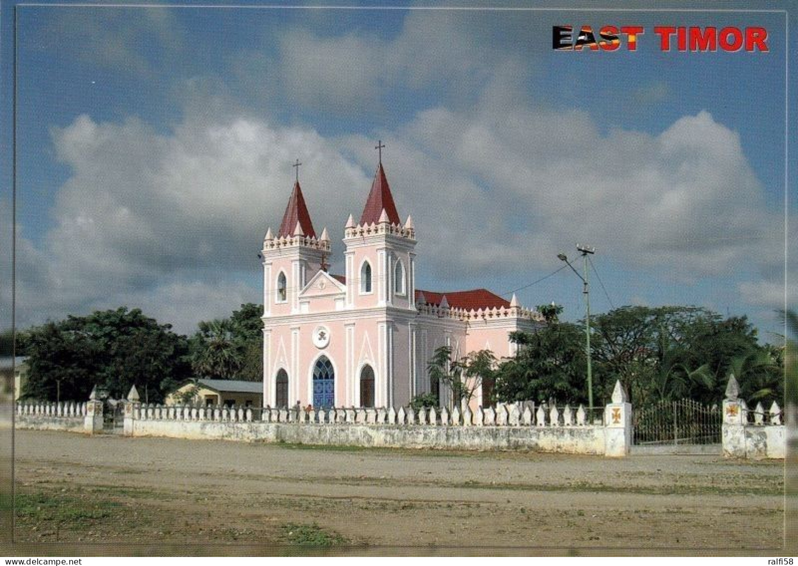 1 AK East Timor / Osttimor / Timor-Leste * Die Alte Portugiesische Kirche In Laleia * - Osttimor