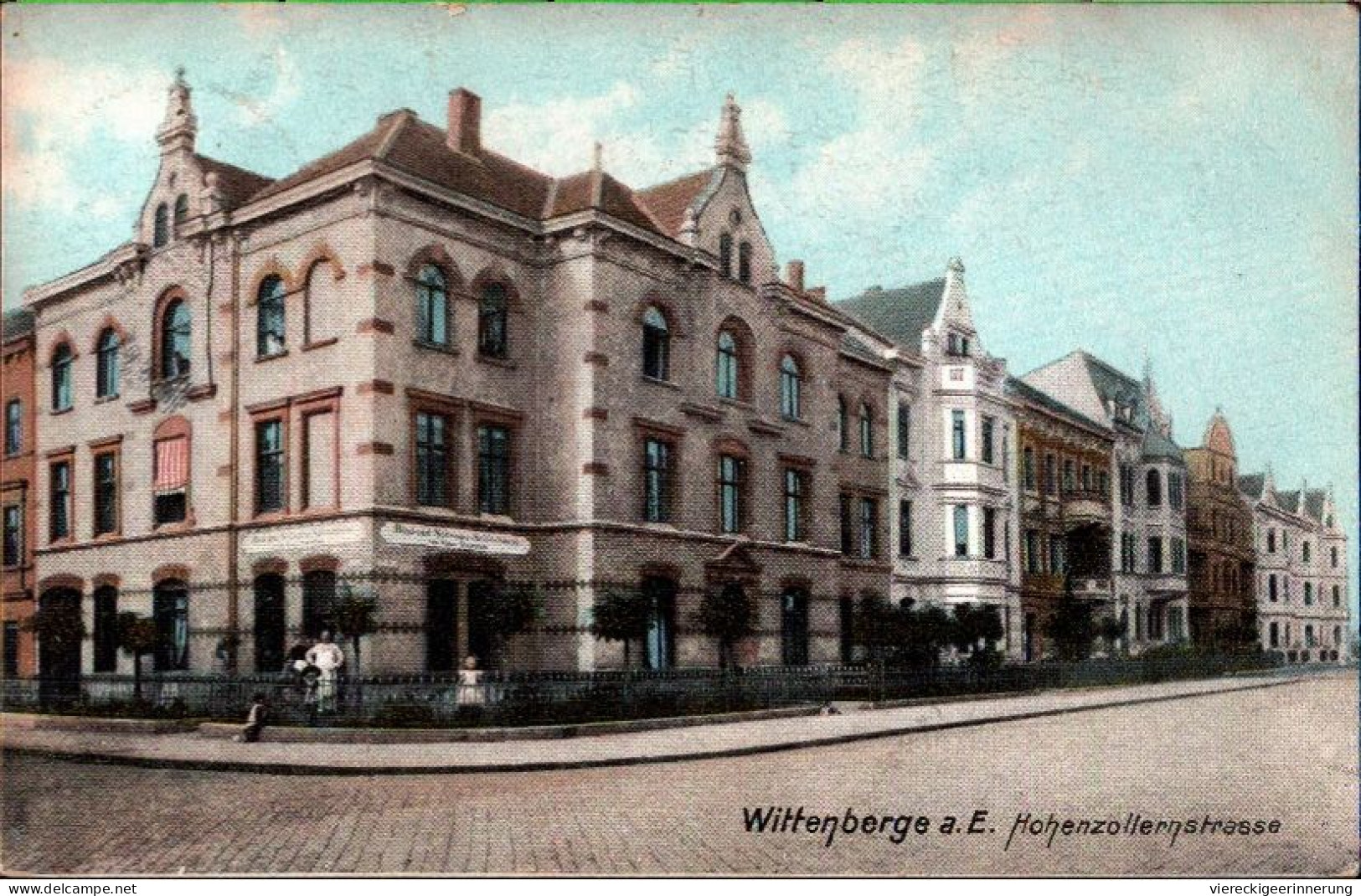! Alte Ansichtskarte Aus Wittenberge, Hohenzollernstraße, 1907 - Wittenberge