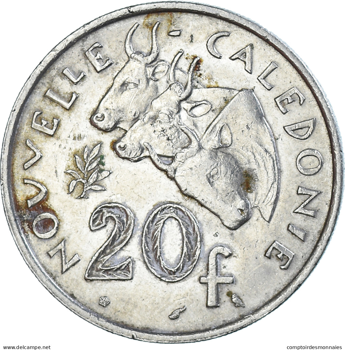 Monnaie, Nouvelle-Calédonie, 20 Francs, 1972 - Neu-Kaledonien