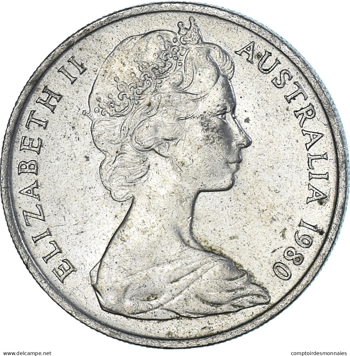 Monnaie, Australie, 10 Cents, 1980 - 10 Cents