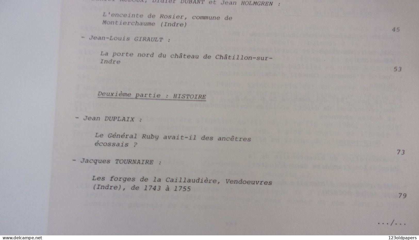 BERRY L'indre Et Son Passé Bulletin Du Groupe D'histoire Et D'archeologie De Buzancais  N19 1987 STE GEMME NIHERNE VENDO - Centre - Val De Loire