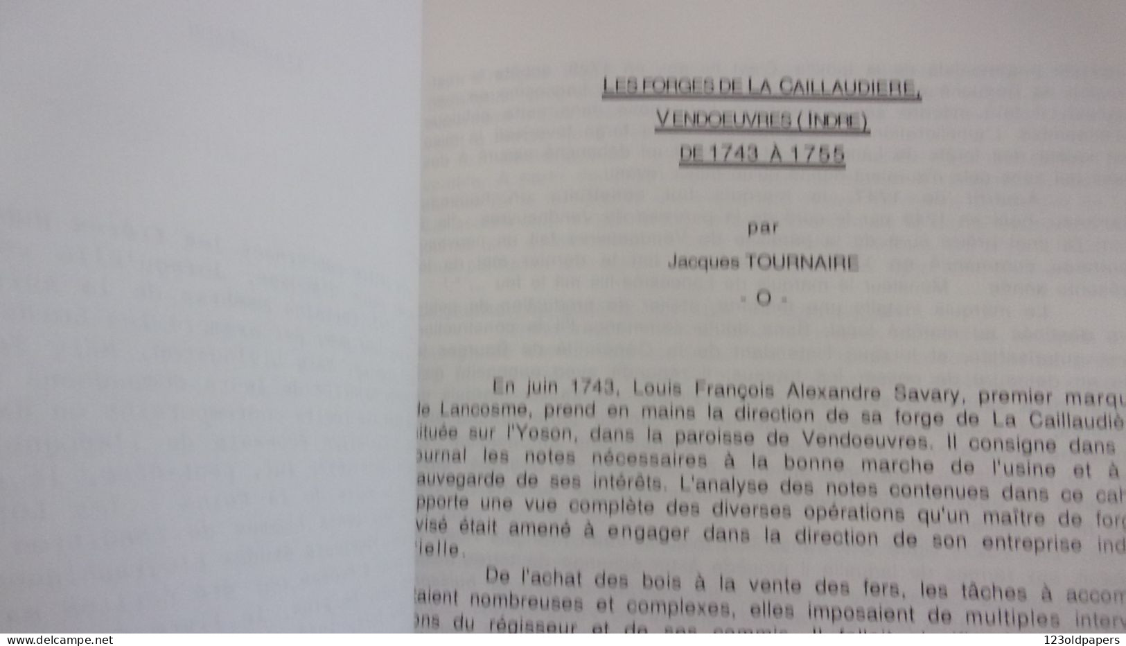 BERRY l'indre et son passé bulletin du groupe d'histoire et d'archeologie de buzancais  n19 1987 STE GEMME NIHERNE VENDO