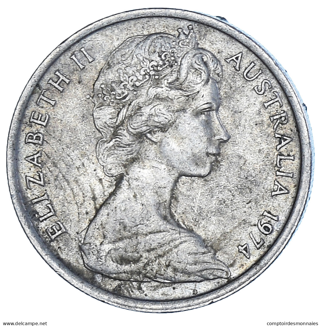 Monnaie, Australie, 5 Cents, 1974 - 5 Cents