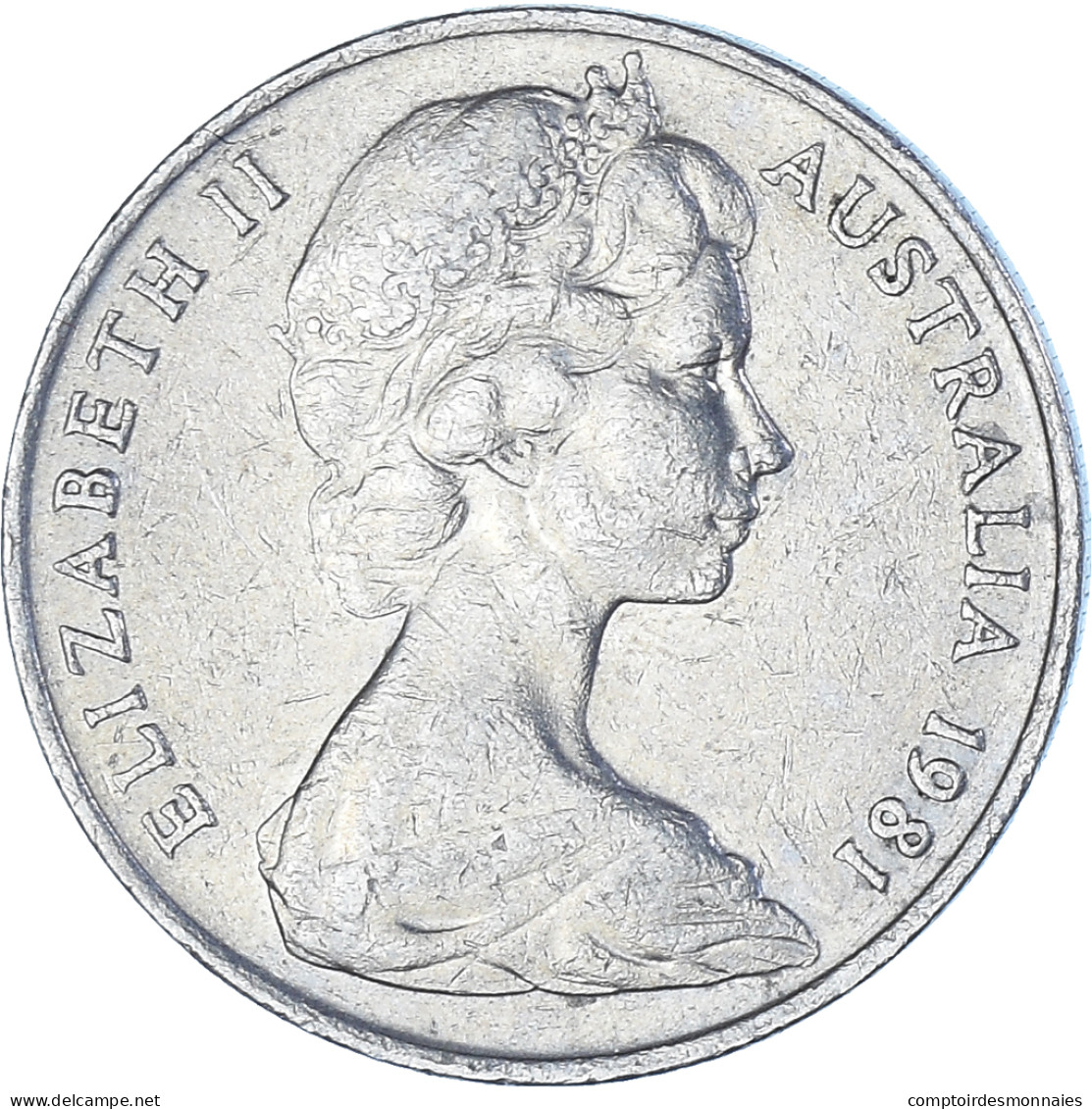 Monnaie, Australie, 10 Cents, 1981 - 10 Cents