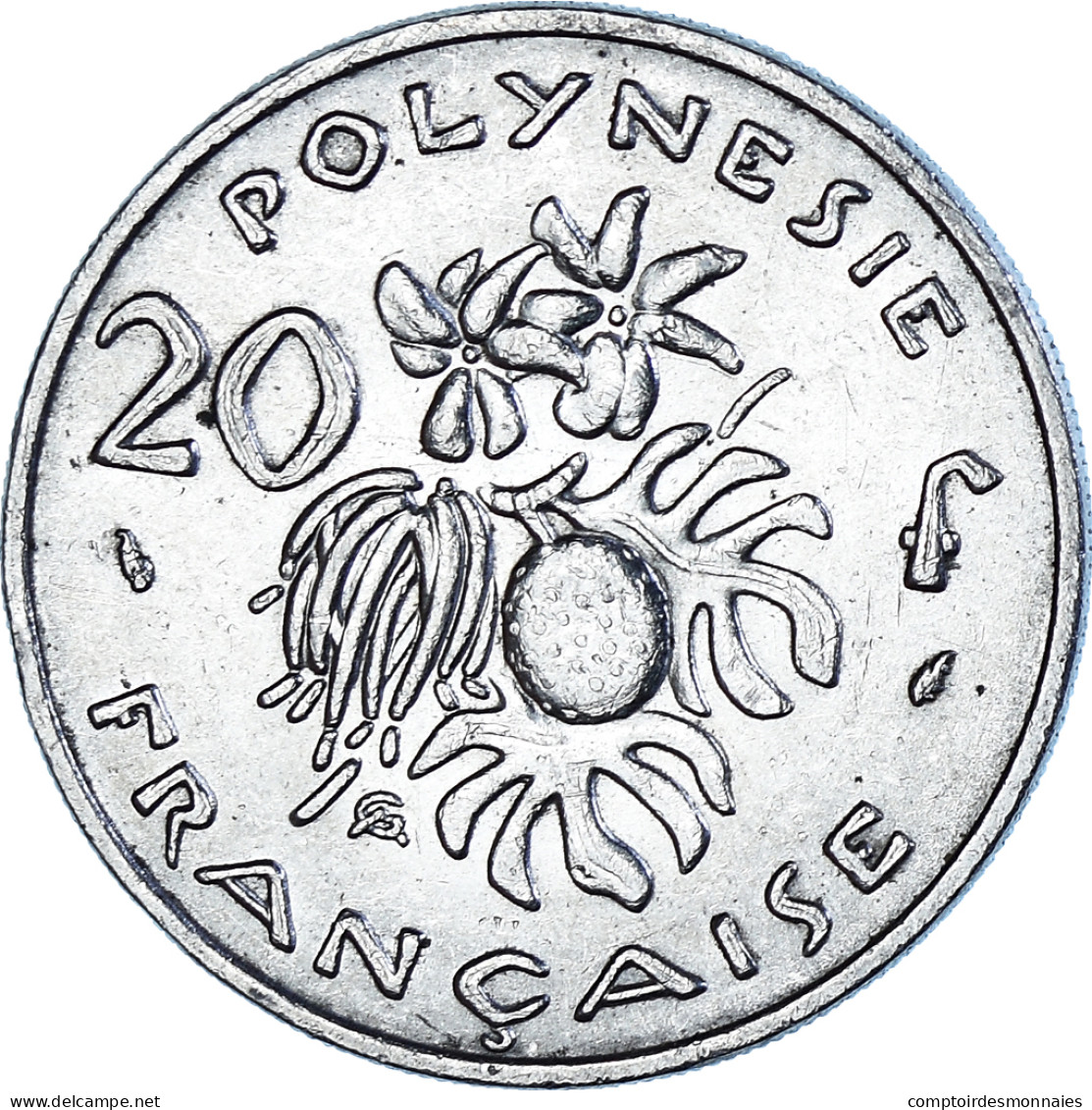 Monnaie, Polynésie Française, 20 Francs, 1977 - Frans-Polynesië