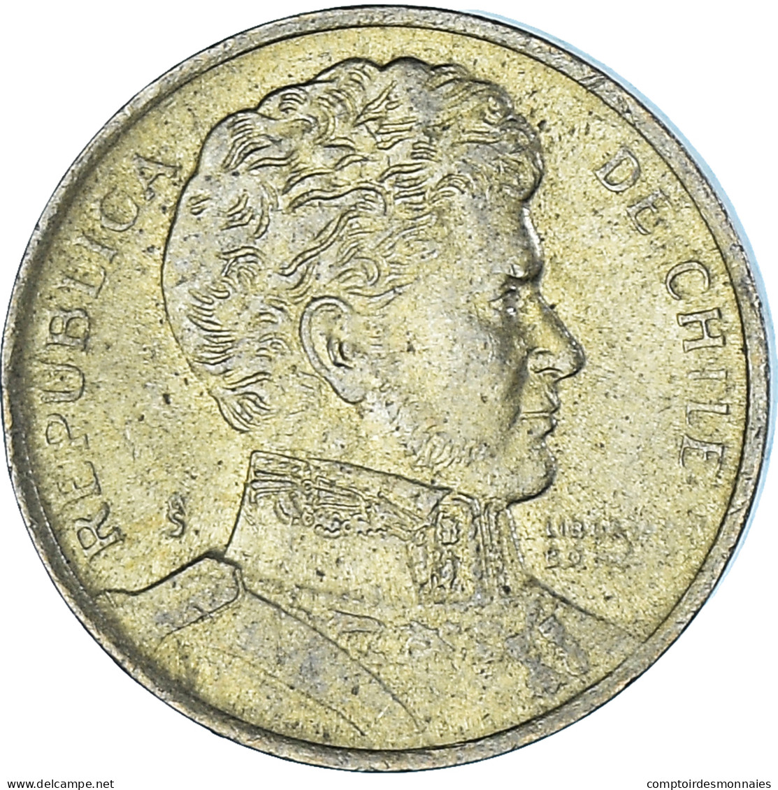 Monnaie, Chili, Peso, 1989 - Chili