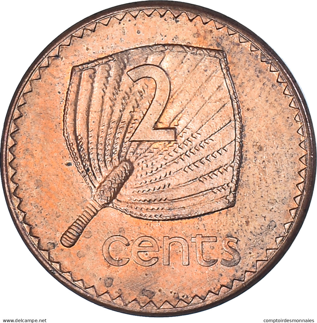Monnaie, Fidji, 2 Cents, 1990 - Fidji