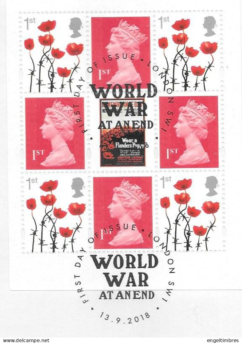 Gb   WW1 1918/2018  DP538  Ex Prestige Book On FDC   NOTES SEE NOTES - Cartas & Documentos