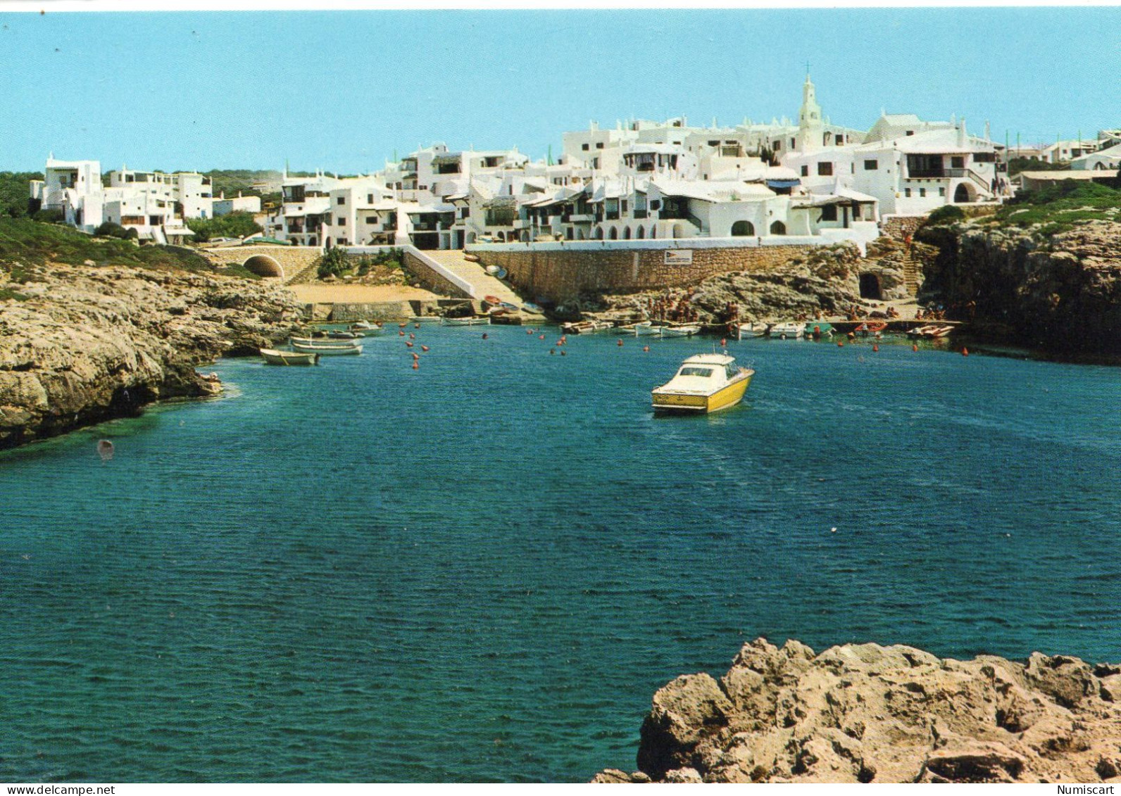 Binibeca Animée Village De Pêcheurs Bateaux - Menorca