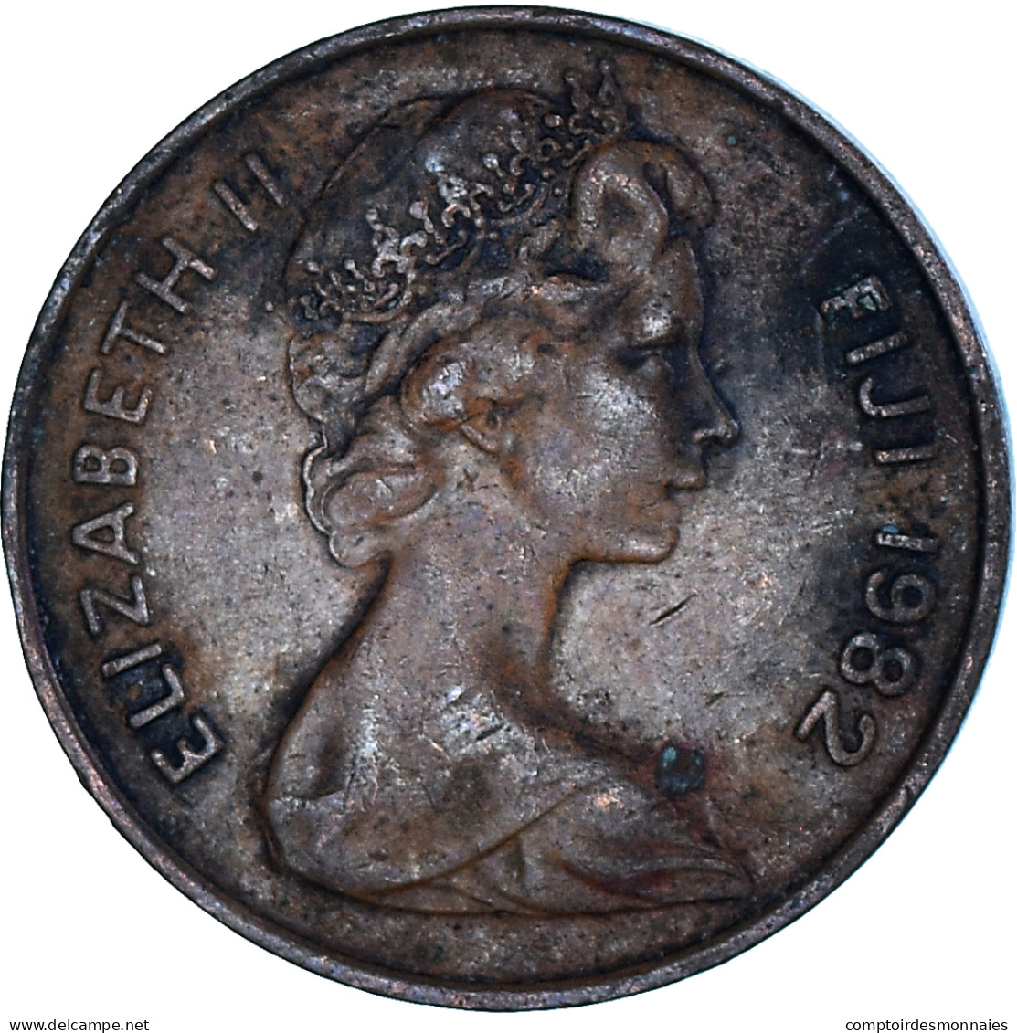 Monnaie, Fidji, 2 Cents, 1982 - Fidji