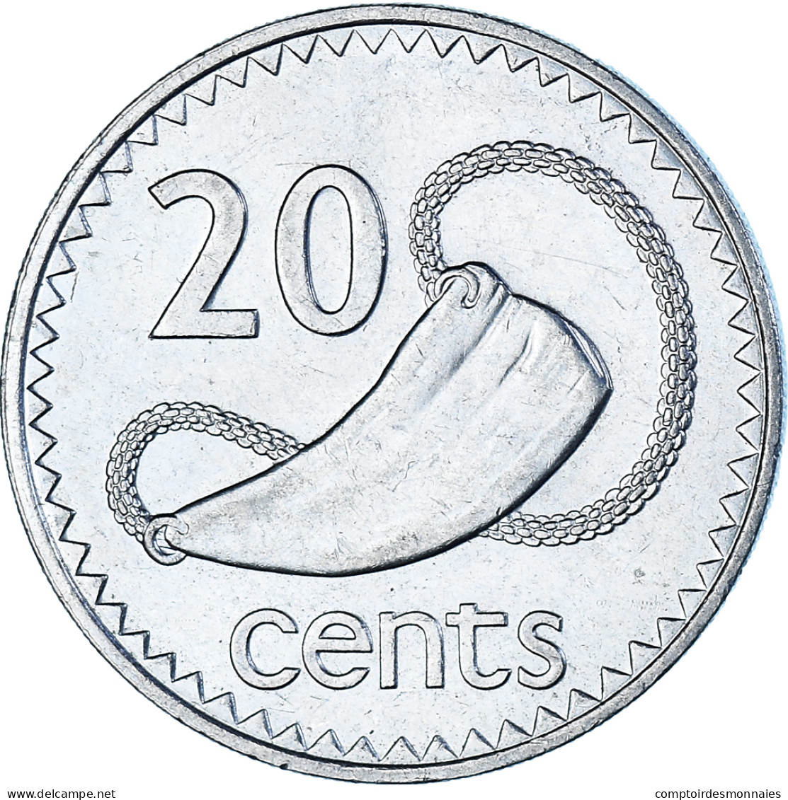 Monnaie, Fidji, 20 Cents, 1987 - Fiji