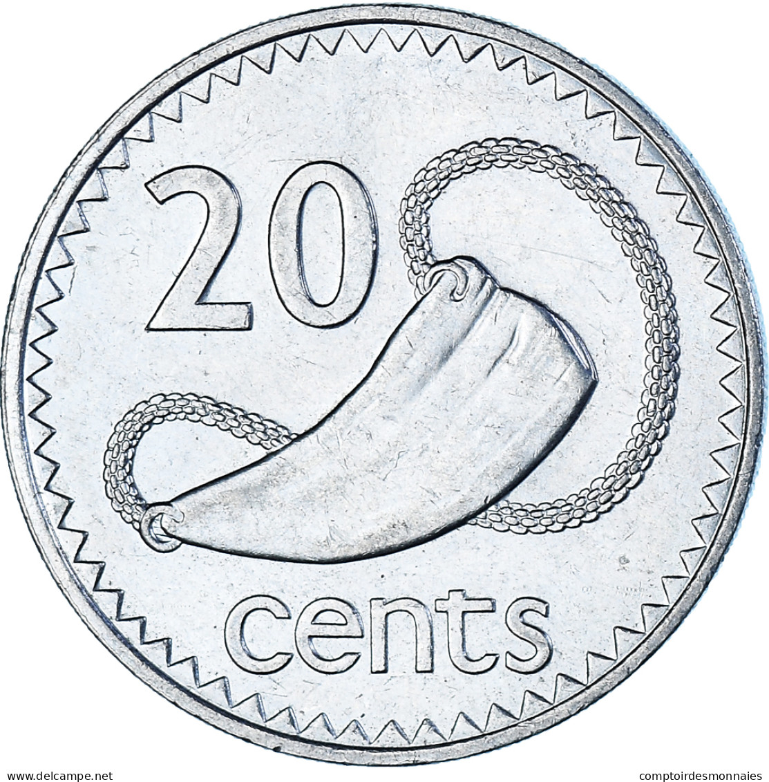 Monnaie, Fidji, 20 Cents, 1987 - Fidji