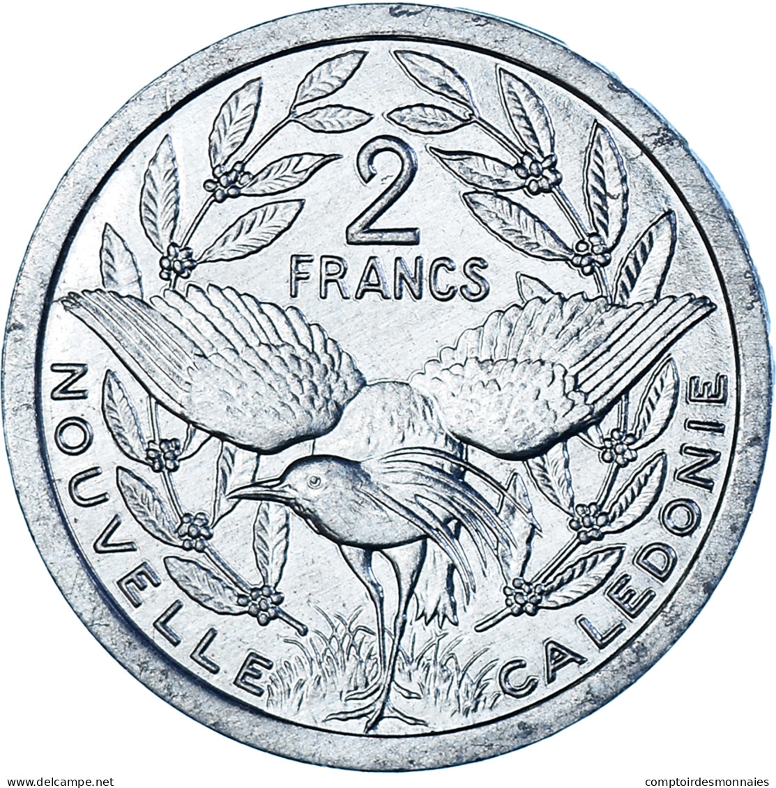 Monnaie, Nouvelle-Calédonie, 2 Francs, 1987 - New Caledonia