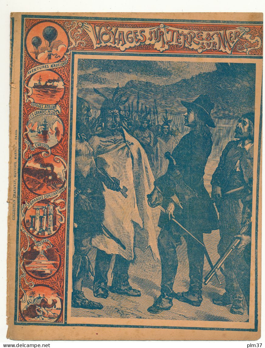 Couverture De Cahier - Une Expédition De Cavalier De La Salle - Collection Charavay - Protège-cahiers