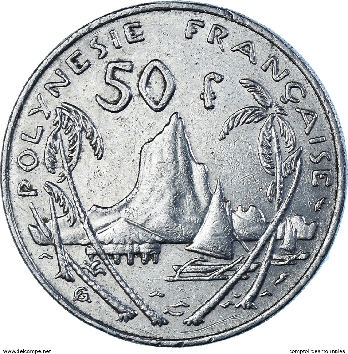 Monnaie, Polynésie Française, 50 Francs, 1975 - Frans-Polynesië