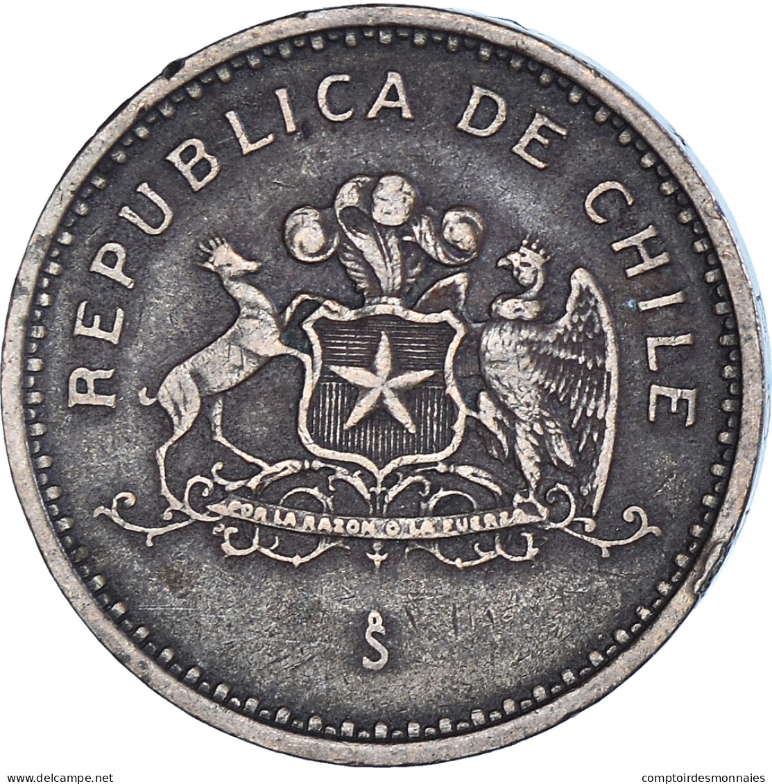 Monnaie, Chili, 100 Pesos, 1985 - Chili