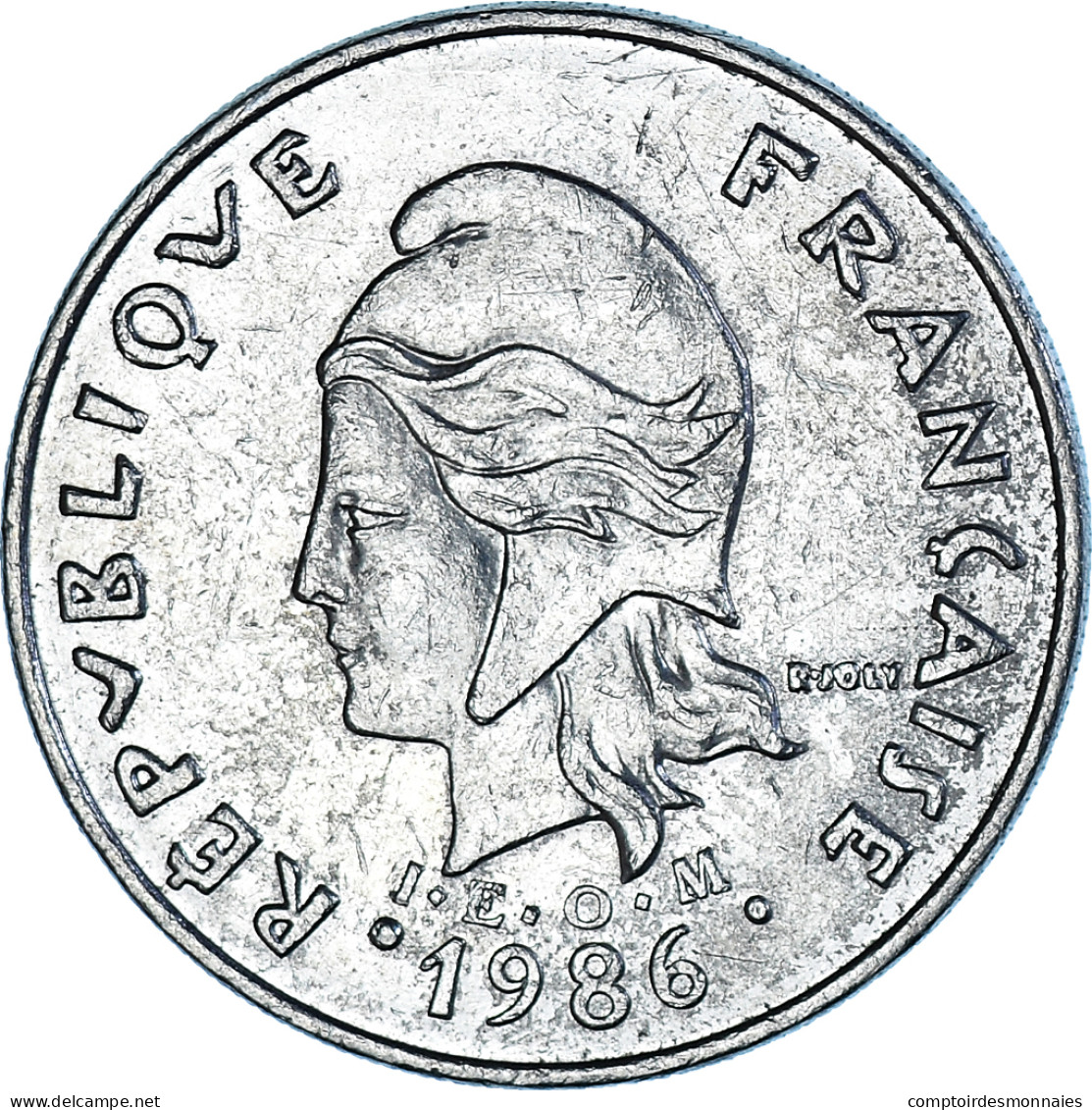 Monnaie, Nouvelle-Calédonie, 20 Francs, 1986 - Nouvelle-Calédonie