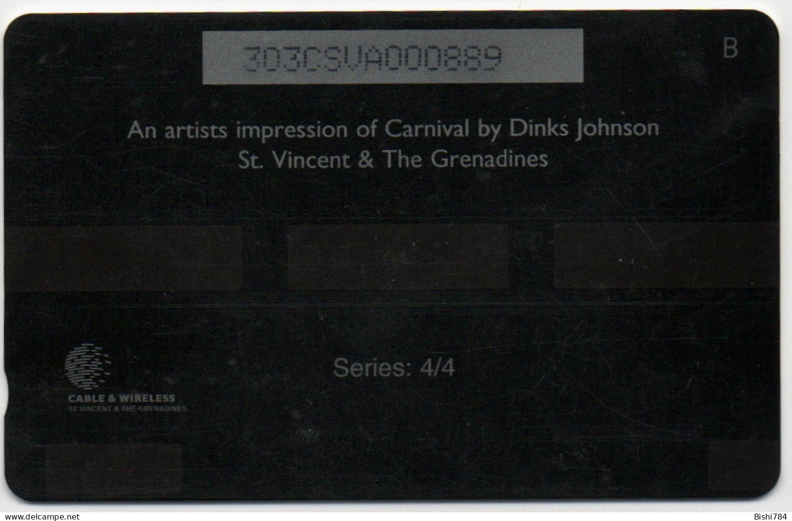 St. Vincent & The Grenadines - Carnival By Dinks Johnson 4/4 - 303CSVA - San Vicente Y Las Granadinas