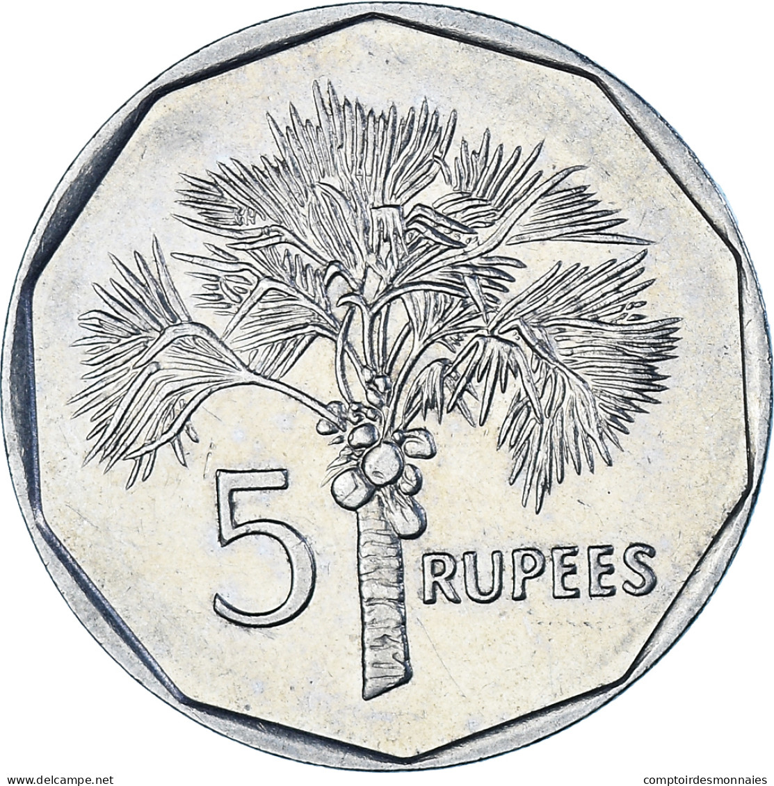 Monnaie, Seychelles, 5 Rupees, 1992 - Seychelles