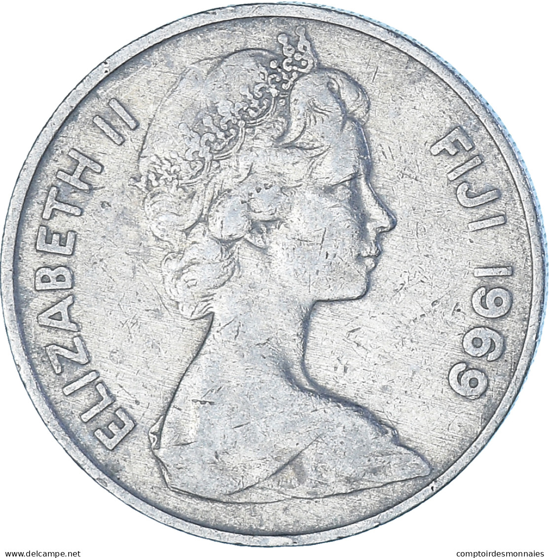 Monnaie, Fidji, 10 Cents, 1969 - Fidji