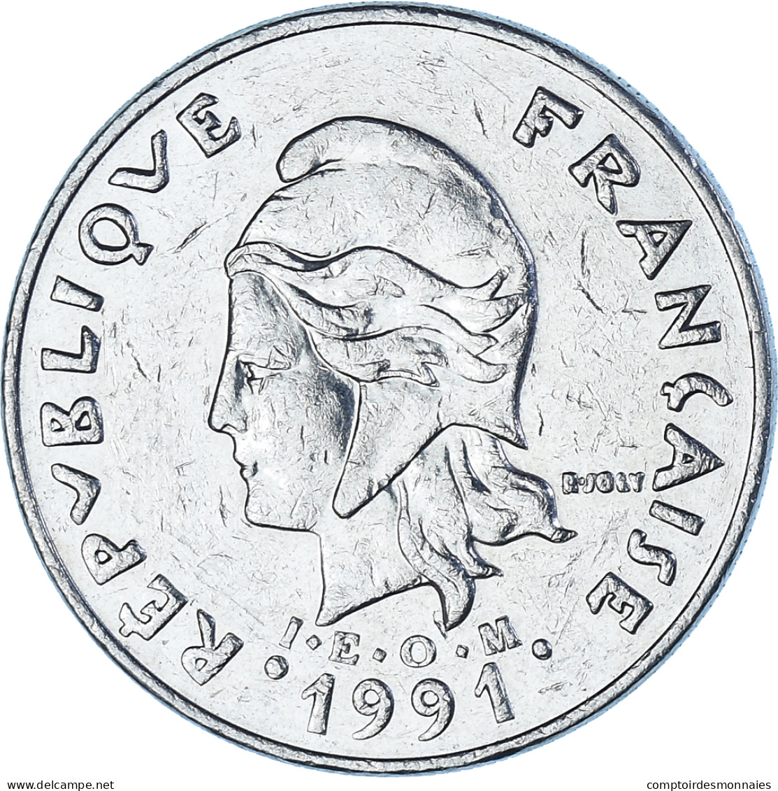 Monnaie, Nouvelle-Calédonie, 20 Francs, 1991 - Nouvelle-Calédonie