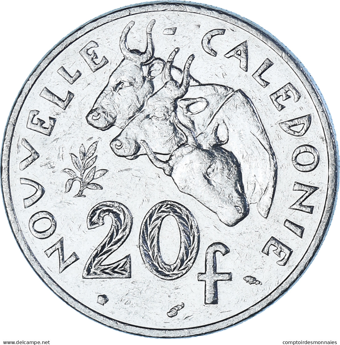 Monnaie, Nouvelle-Calédonie, 20 Francs, 1991 - Nieuw-Caledonië