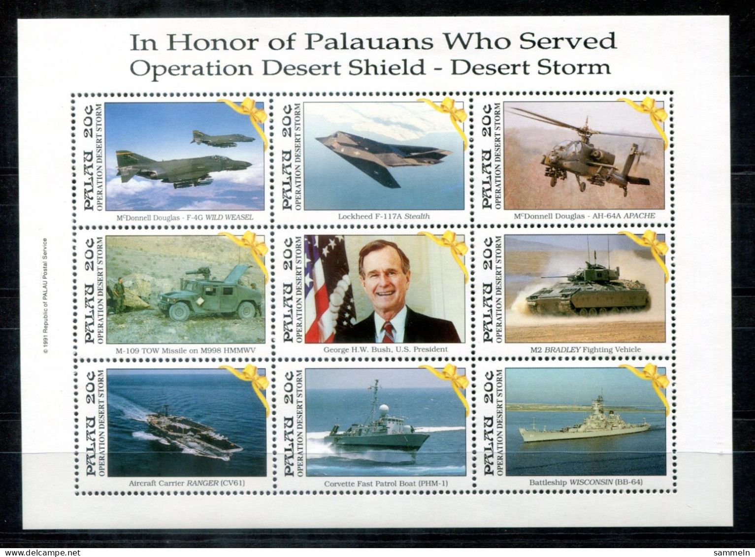PALAU 464-472 KB (1) Mnh - Flugzeug, Hubschrauber, Panzer, Schiff, Plane, Helicopter, Tank, Ship, Avion, Bateau - PALAOS - Palau