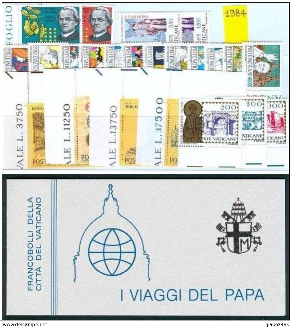 ● VATICANO 1984  ֍  ANNATA COMPLETA + LIBRETTO ** (MNH) ● - Annate Complete