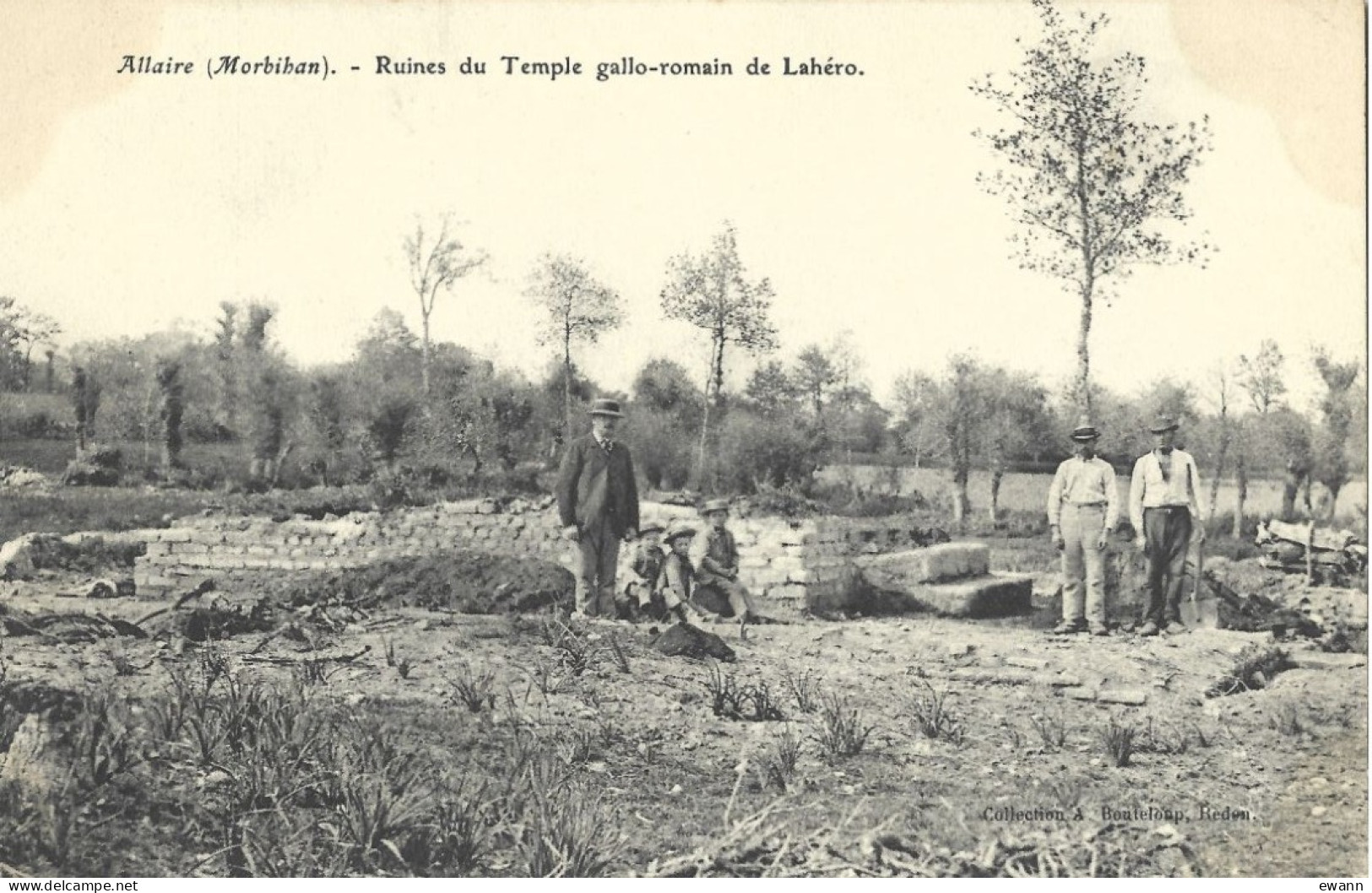 CPA - Allaire - Ruines Du Temple Gallo-romain De Lahéro - Allaire