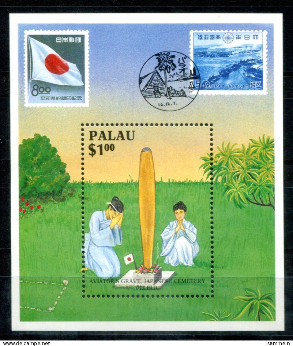 PALAU Block 2, Bl.2 Mnh - Marke Auf Marke, Stamp On Stamp, Timbre Sur Timbre - PALAOS - Palau