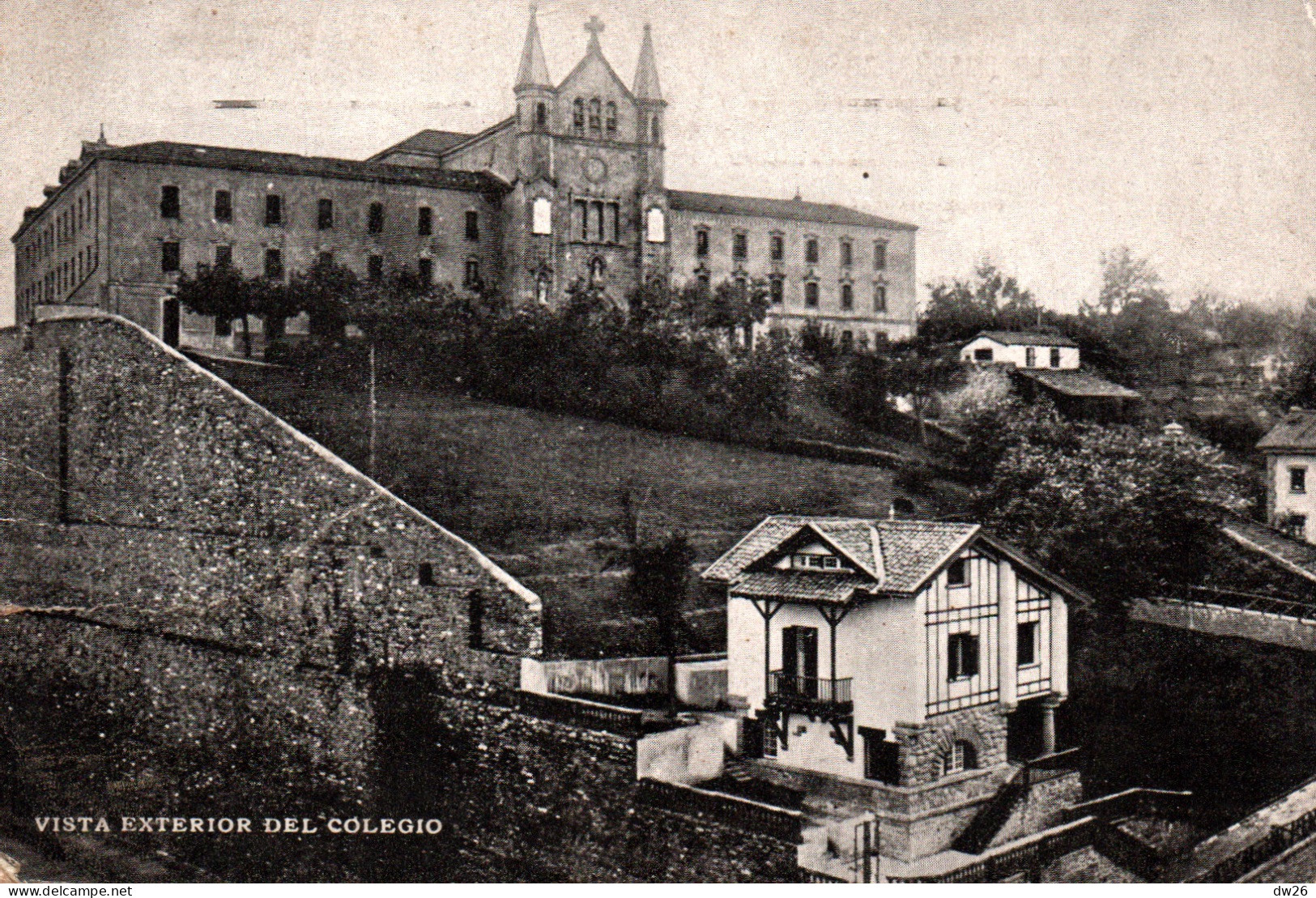 San Sebastian (Guipúzcoa) Vista Exterior Del Colegio De La Enseñanza (Alto De San Bartolome) 1927 - Guipúzcoa (San Sebastián)